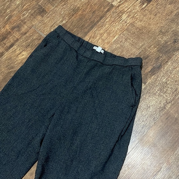 Dana Bushman Gray Trouser Elastic Waist Dress Pants - Picture 2 of 7